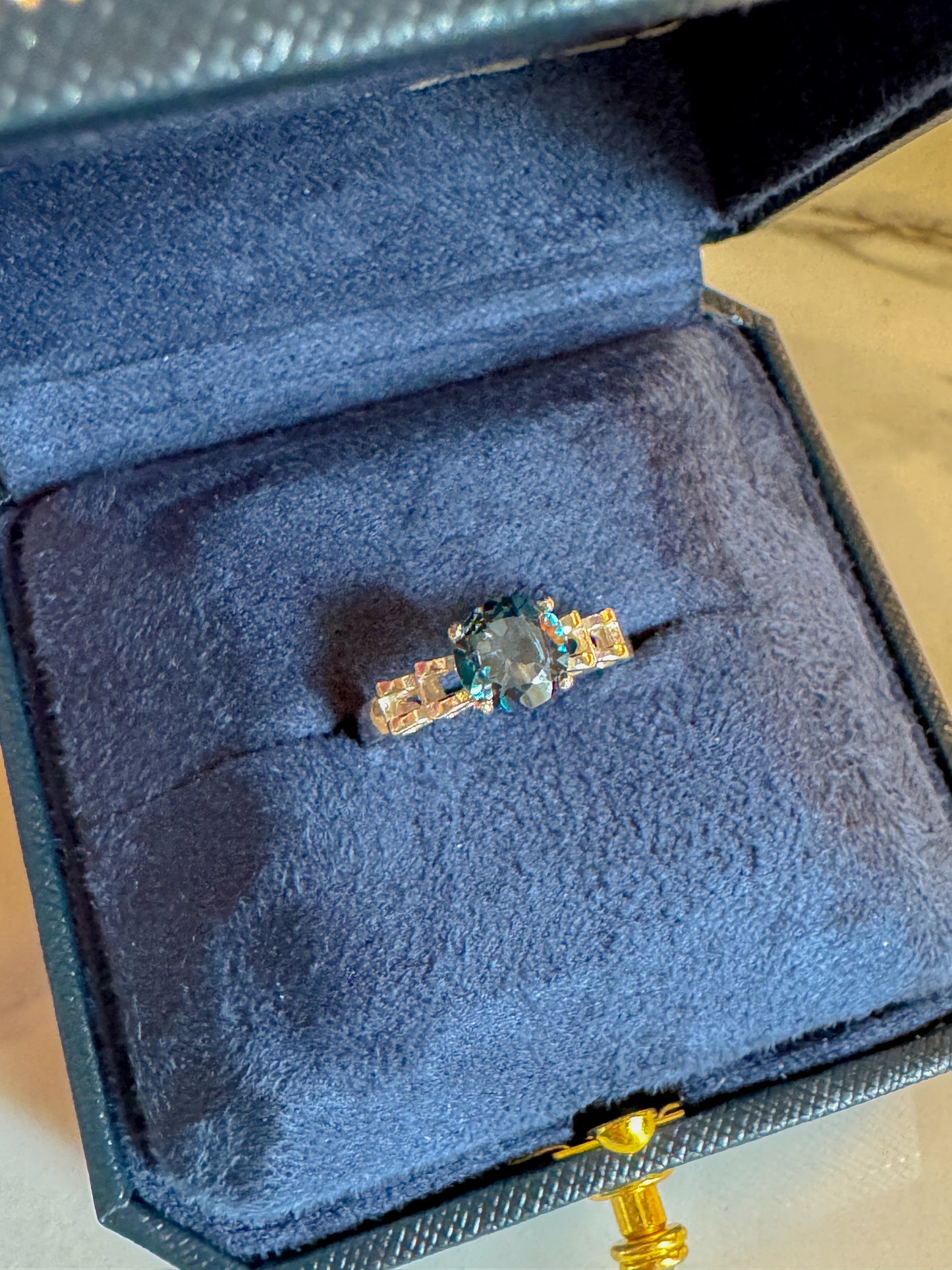 London Blue Topaz ring