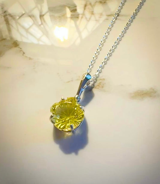 Fancy flower cut Citrine