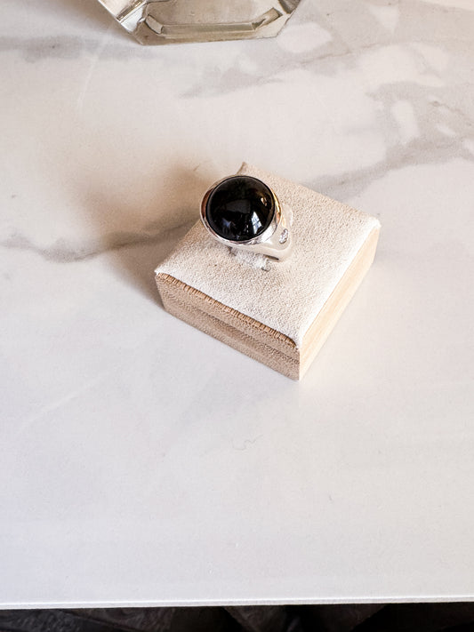 Onyx Sterling ring