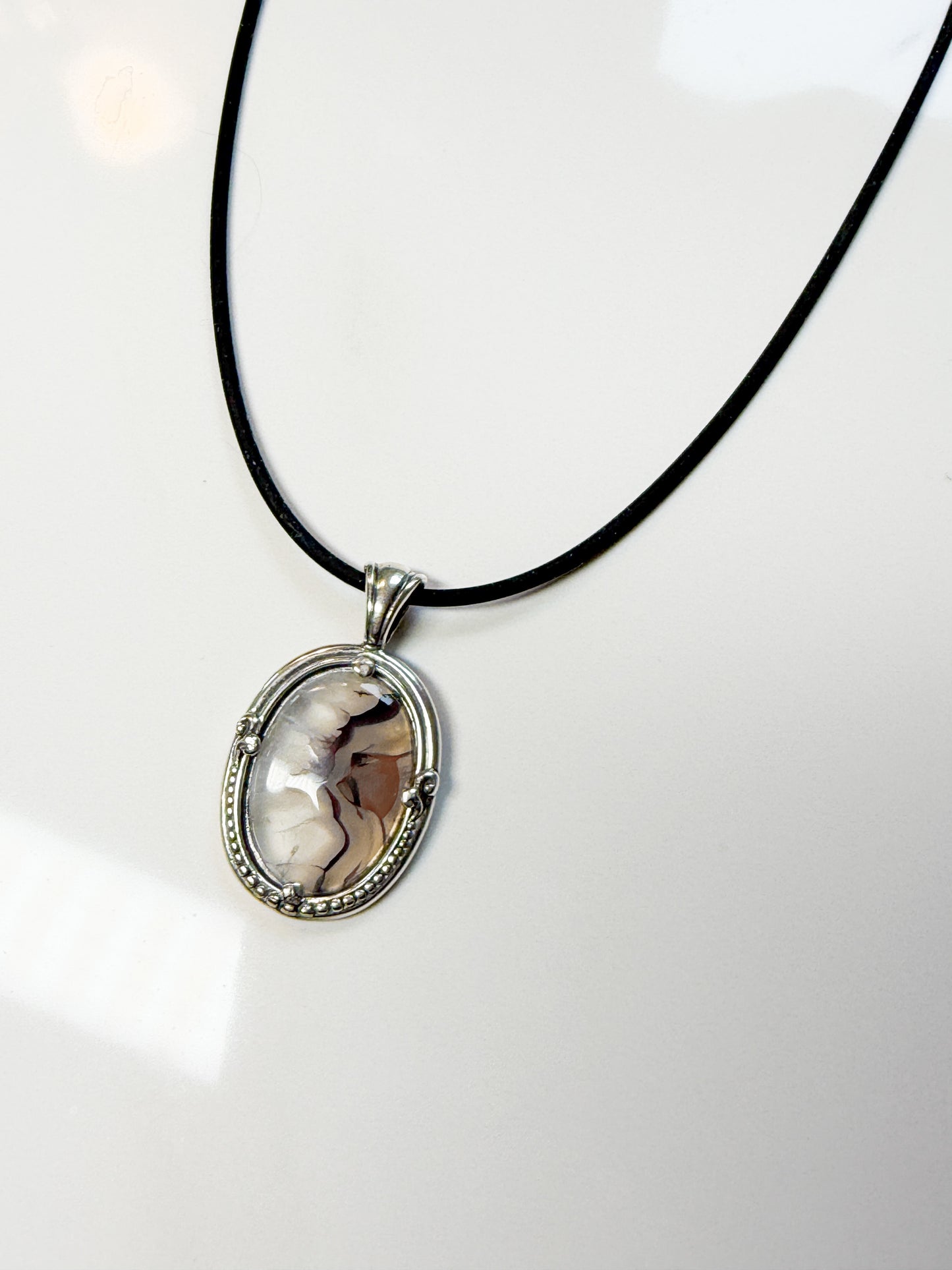 Dendritic Agate pendant