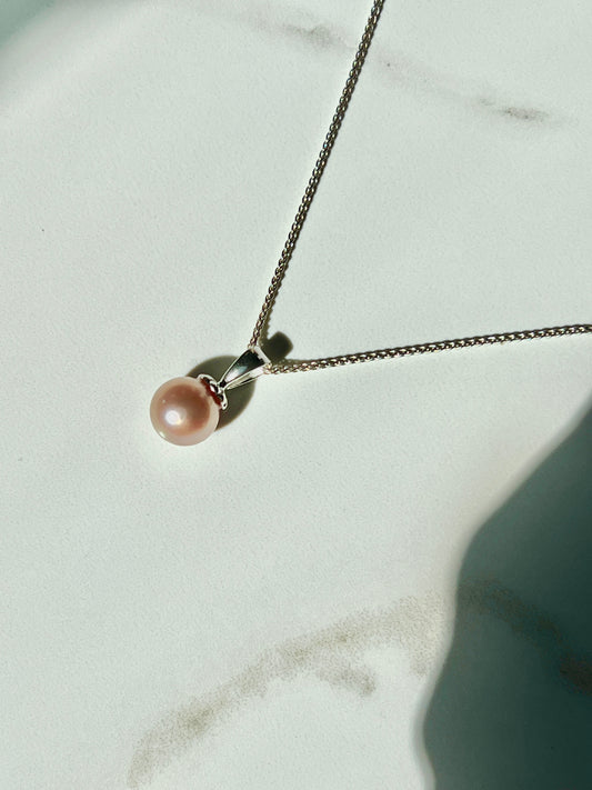 Blush pink Pearl pendant