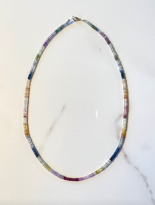 Multicolored Sapphire necklace